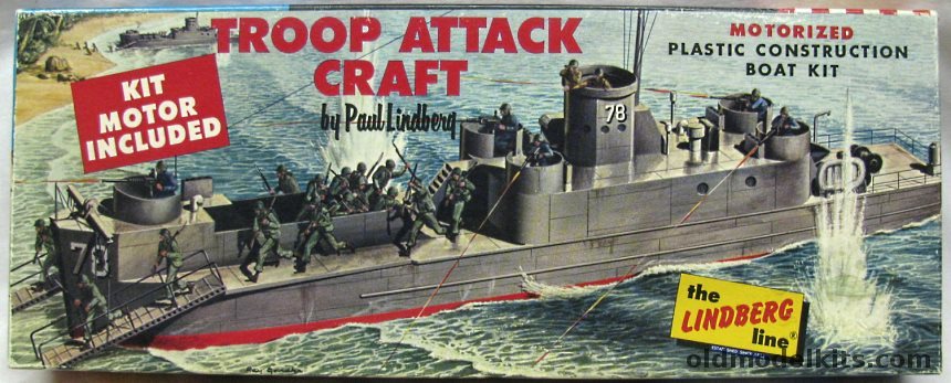Lindberg 1/150 Motorized Troop Attack Craft (LSI Infantry Landing Ship), 779M-100 plastic model kit